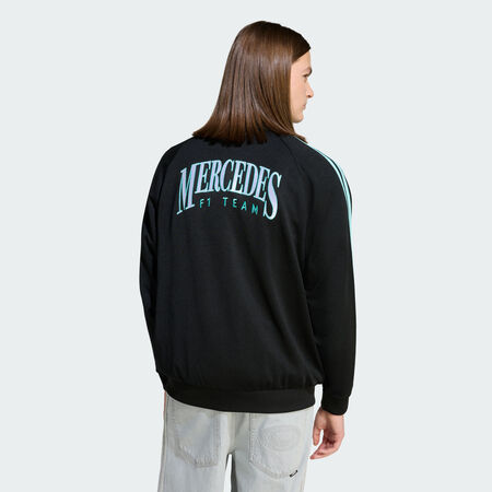 ADIDAS PERFORMANCE Track top hommes équipe de Formule 1 Mercedes AMG Petronas Las Vegas Black / White HOMME