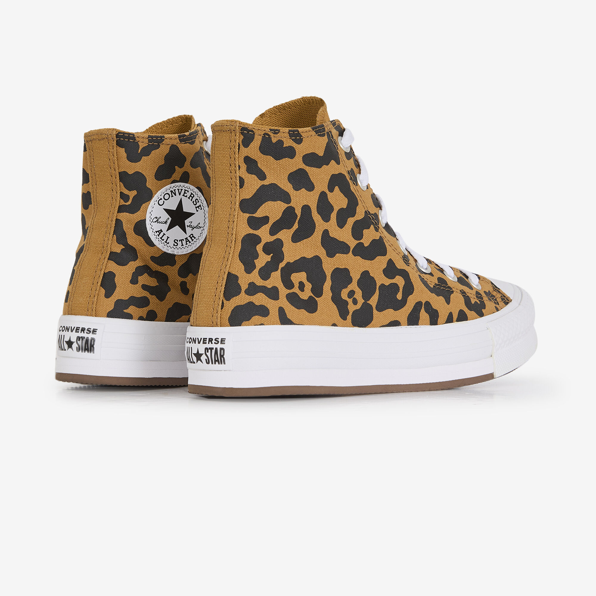 Chuck Taylor Eva Lift Hi Leopard - vue 4