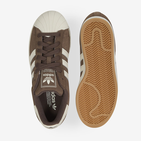 ADIDAS ORIGINALS SUPERSTAR II SNEAKERS HOMME MARRON/BLANC