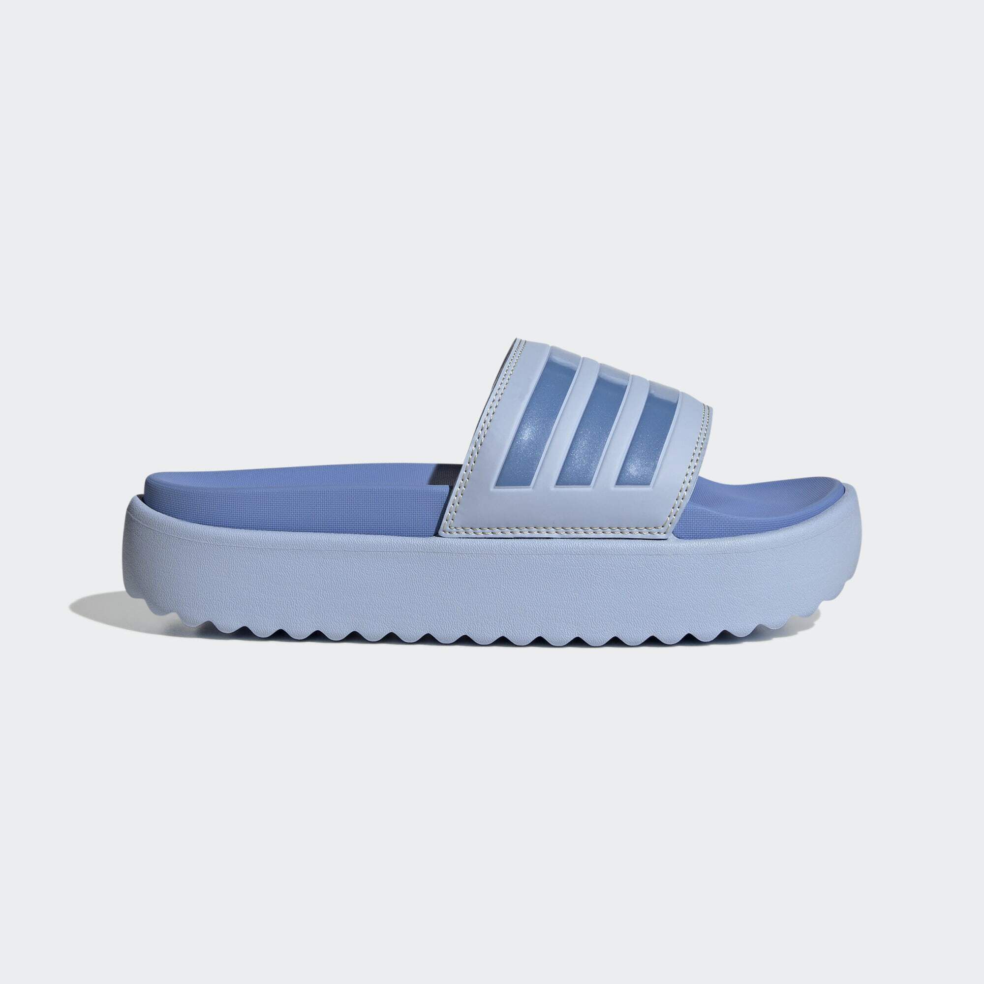 Claquettes discount adidas bleu