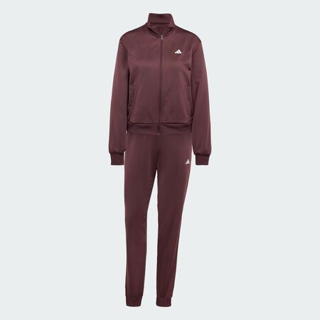 ADIDAS SPORTSWEAR Essentials Feel Cozy Track Suit Aurora Ruby / Brown WOMEN