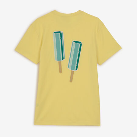 NARUTO TEE SHIRT JIRAYA ICE CREAM JAUNE MEN