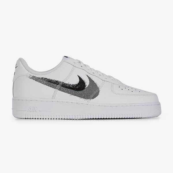 NIKE AIR FORCE LOW SPRAY PAINT WHITE/BLACK - SNEAKERS MEN | Courir.com