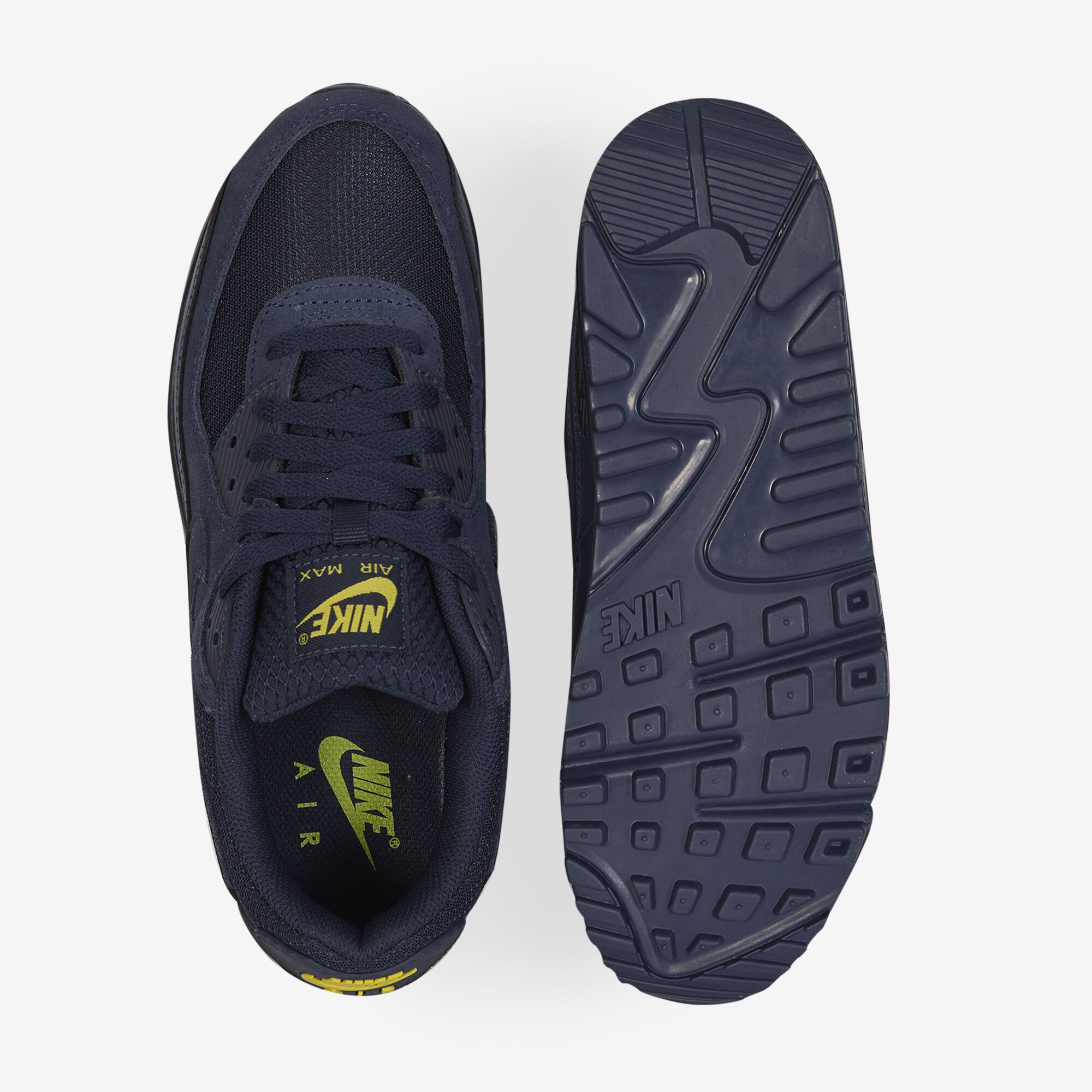 air max 90 navy yellow
