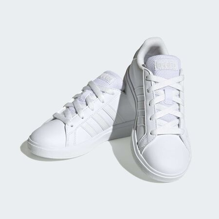 ADIDAS SPORTSWEAR Grand Court Lifestyle Tennis Lace-Up Shoes Cloud White / Cloud White / Grey One BABIES