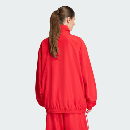 ADIDAS ORIGINALS FIREBIRD ADILENIUM TRACK TOP Better Scarlet / White WOMEN