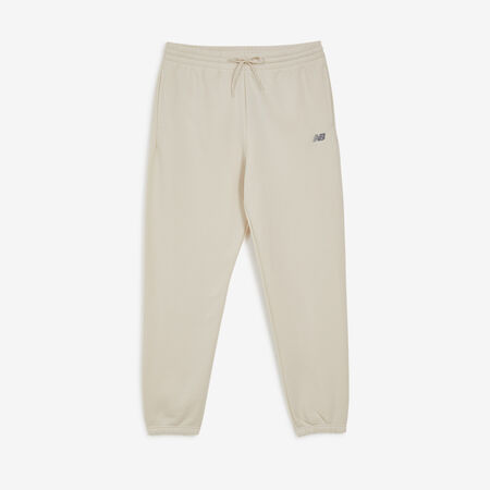 NEW BALANCE PANT JOGGER SMALL LOGO BEIGE MEN