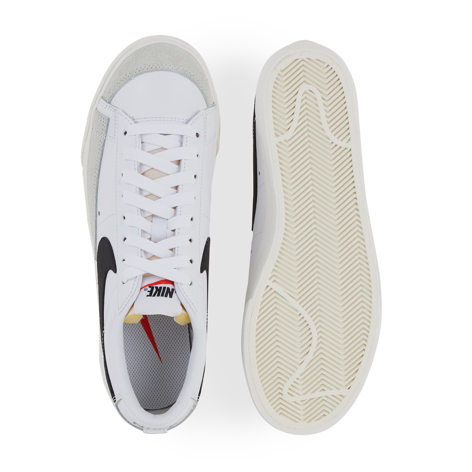nike plateforme blanche
