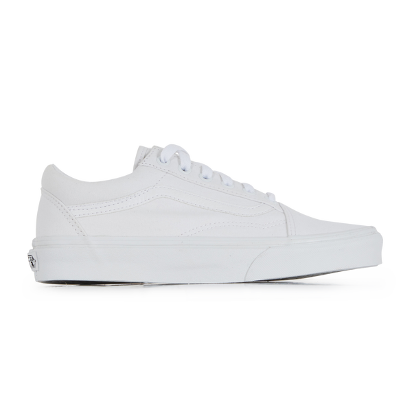 Vans old skool femme blanche cuir best sale