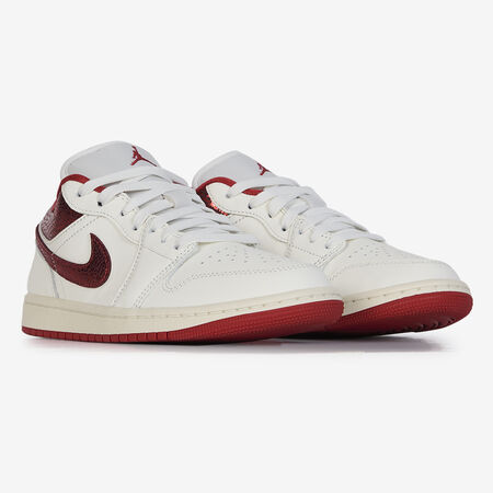 JORDAN AIR JORDAN 1 LOW SE V2 BLANC/ROUGE FEMME