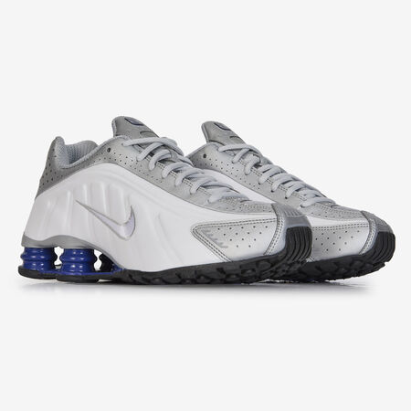 NIKE shox SHOX R4 WHITE/SILVER MEN