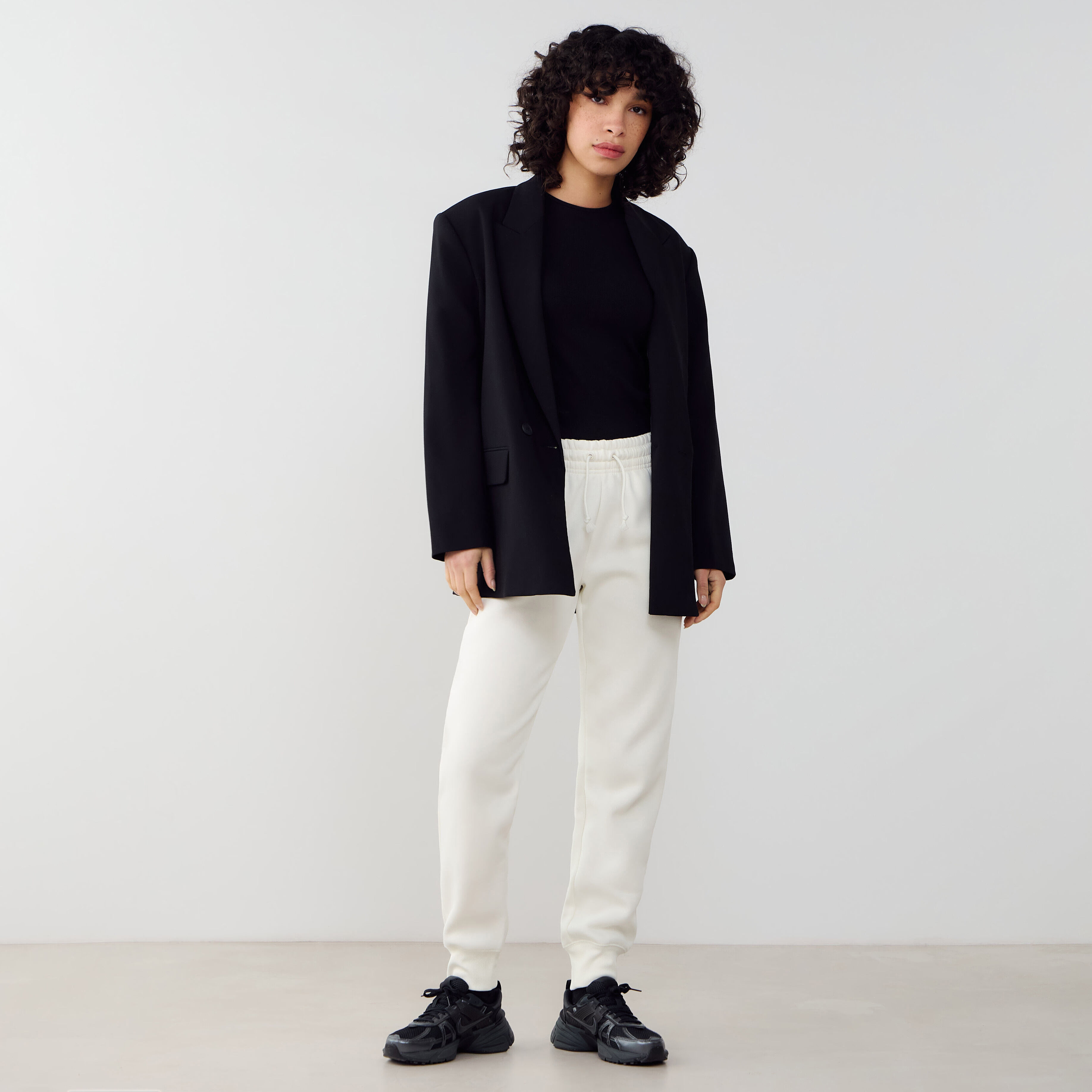 Pant Jogger Phoenix  Ecru/noir