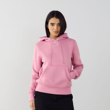 HOODIE CLUB CENTERED LOGO : PINK/WHITE