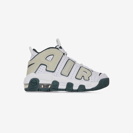 NIKE uptempo AIR MORE UPTEMPO BLANC/VERT CADET