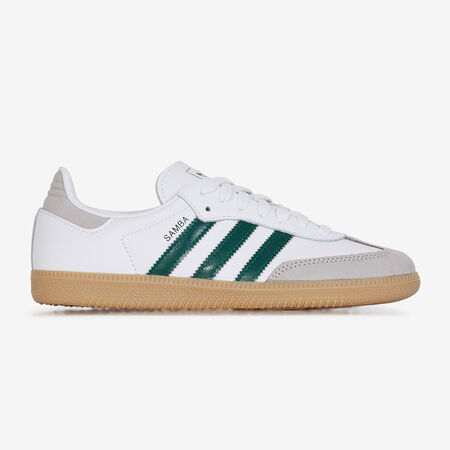 ADIDAS ORIGINALS samba SAMBA OG WHITE/GREEN WOMEN