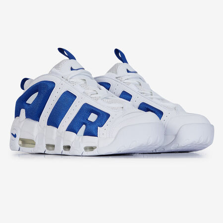 NIKE AIR MORE UPTEMPO LOW BLANC/BLEU HOMME