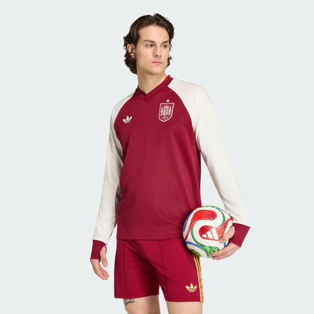 ADIDAS PERFORMANCE Haut chaud Pr&eacute;-match Ext&eacute;rieur Espagne 26 Team Coll Burgundy 2 HOMME