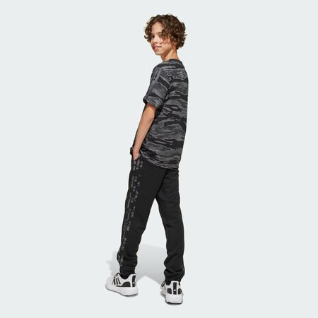 ADIDAS SPORTSWEAR Seasonal Essentials Camo Pants Kids Black / Multicolor JUNIOR