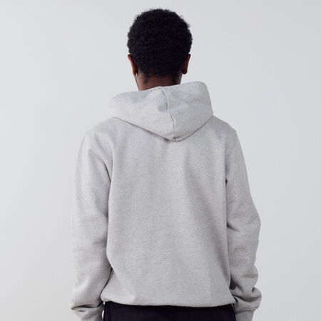 ADIDAS ORIGINALS HOODIE ESSENTIAL TREFOIL GRIS/BLANC HOMME