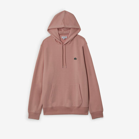 LACOSTE HOODIE CLASSIC LOGO SL ROSE/VERT HOMME