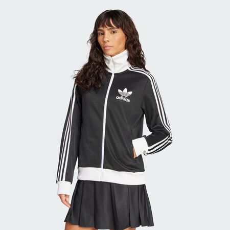 ADIDAS ORIGINALS JACKET FZ ADICOLOR CLASSICS BLACK/WHITE WOMEN