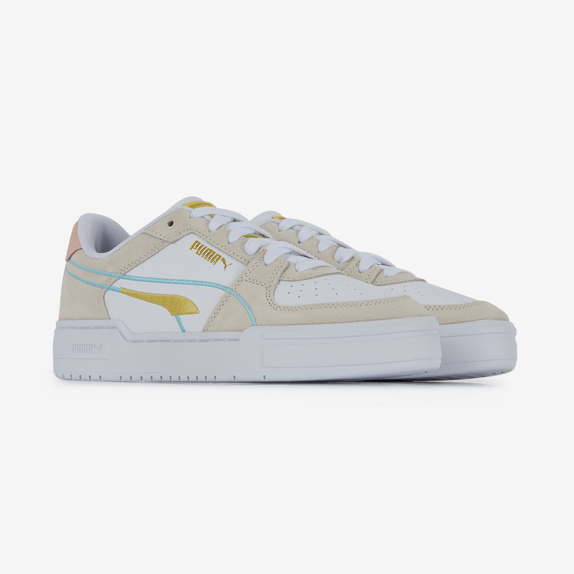 Puma cali blanche et hot sale jaune