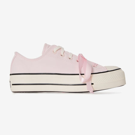 CONVERSE chuck taylor all star CHUCK TAYLOR LIFT OX DOUBLE LACE ROSE FEMME