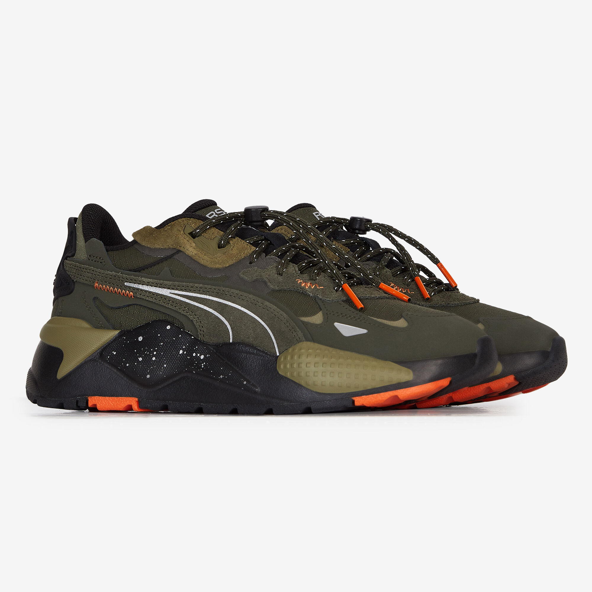 PUMA RS X EFEKT 2.0 KHAKI BLACK SNEAKERS MEN Courir