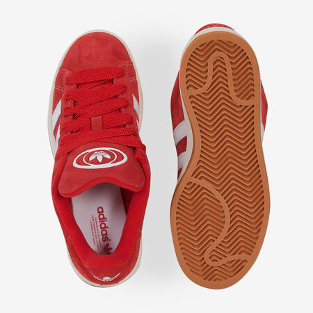 ADIDAS ORIGINALS CAMPUS 00s RED/WHITE SNEAKERS WOMEN