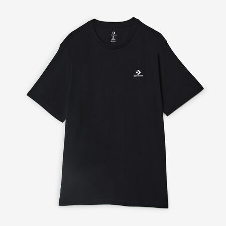 CONVERSE TEE SHIRT STAR CHEVRON BLACK/WHITE MEN