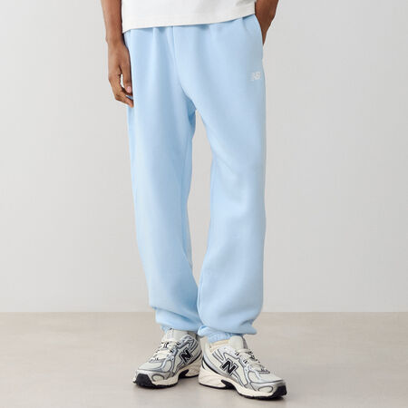 NEW BALANCE PANT JOGGER SMALL LOGO BLEU CIEL MEN