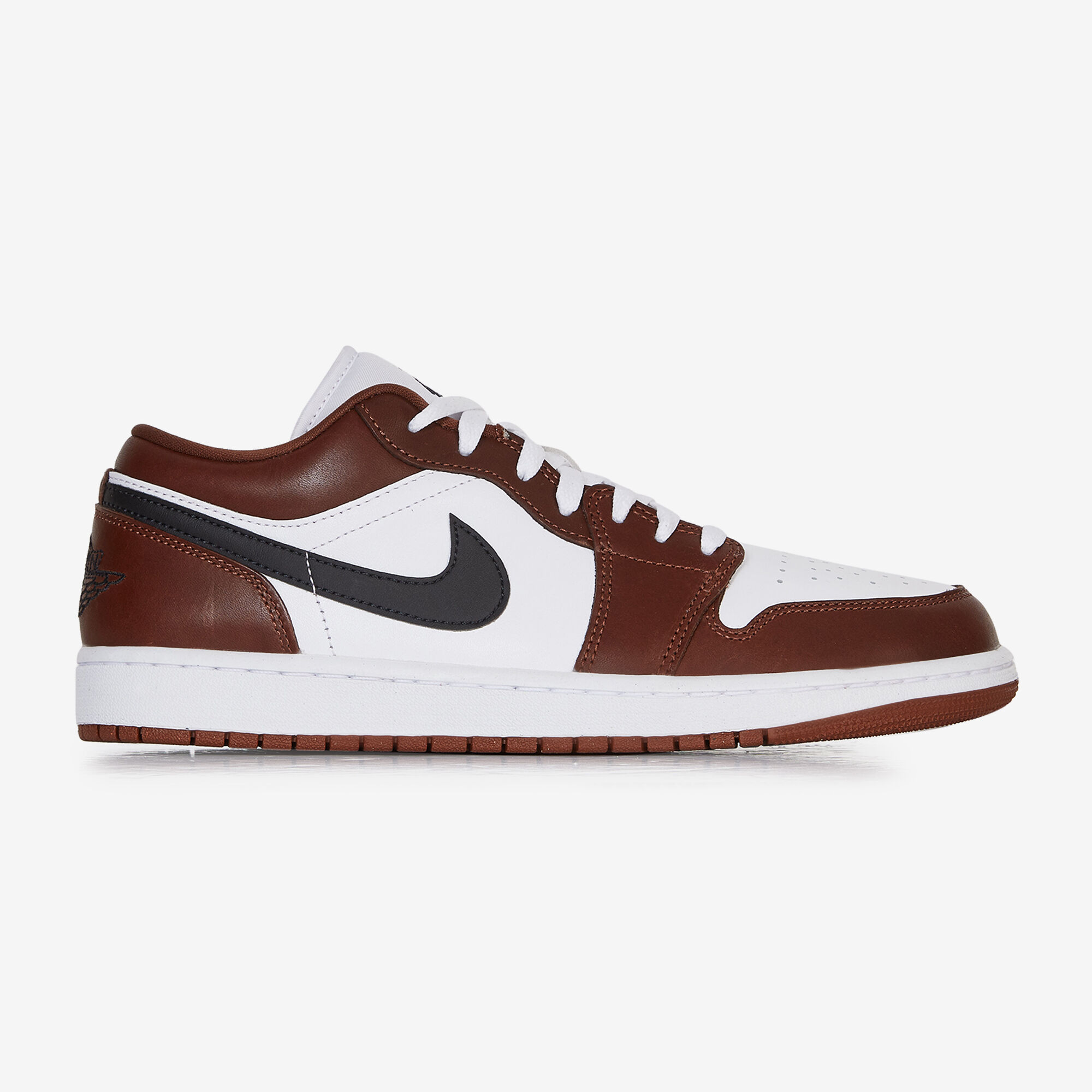Air Jordan 1 Low  Blanc/marron