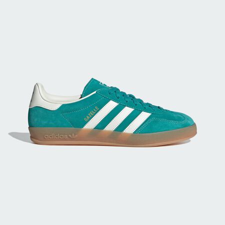 ADIDAS ORIGINALS adidas Gazelle Indoor Shoes Pure Teal / Off White / Gold Metallic MEN