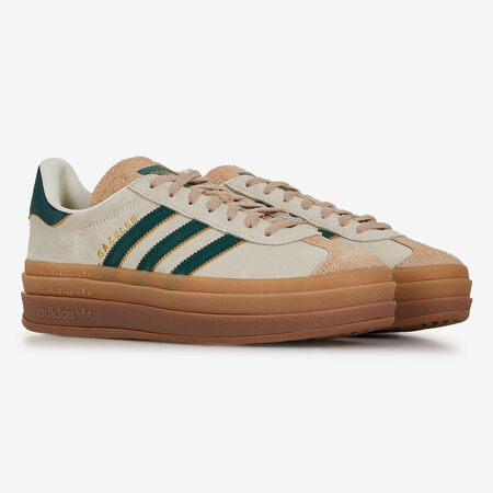 ADIDAS ORIGINALS gazelle GAZELLE BOLD BEIGE/VERT FEMME