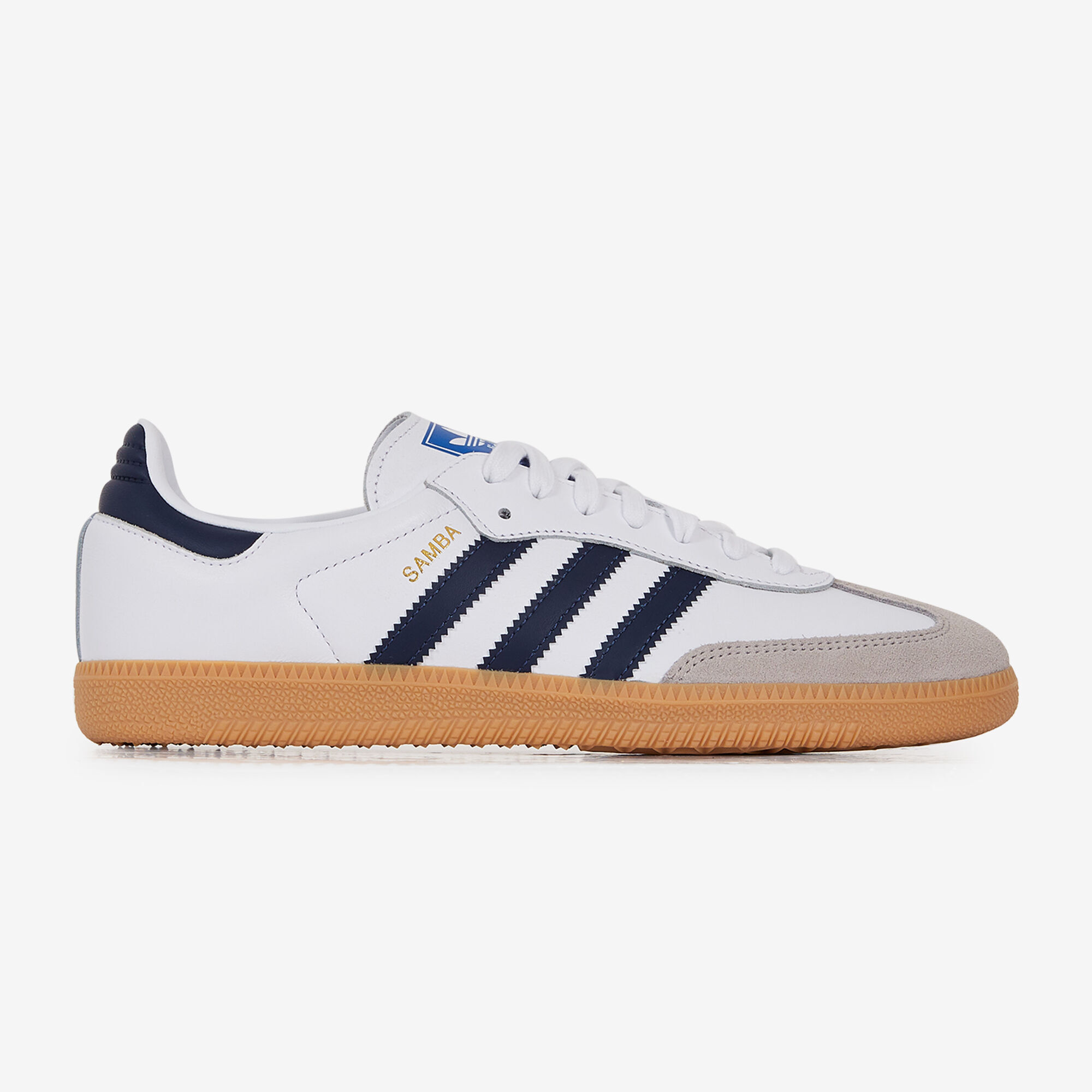 ADIDAS ORIGINALS SAMBA OG WHITE NAVY BLUE SNEAKERS MEN Courir