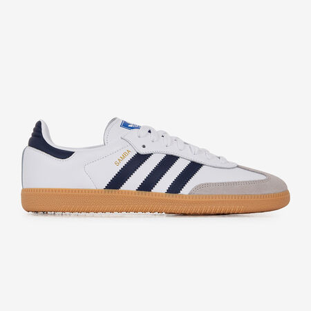 SAMBA OG : WHITE/NAVY BLUE