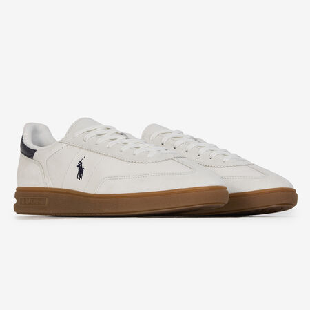 POLO RALPH LAUREN BEDFORD LEATHER BLANC/MARINE HOMME