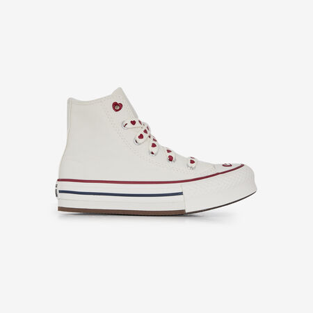 CONVERSE chuck taylor all star CHUCK TAYLOR EVA LIFT HI VALENTINE WHITE/RED TODDLERS