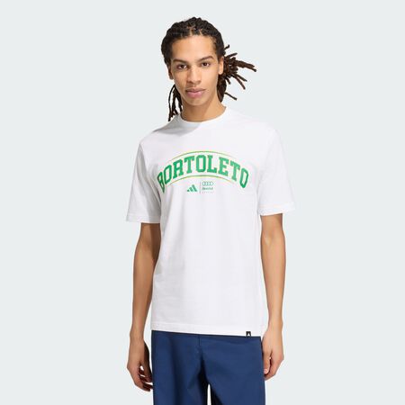 ADIDAS PERFORMANCE T-SHIRT AUDI REVOLUT F1 TEAM GABRIEL BORTOLETO GRAPHIC III White / Green HOMME