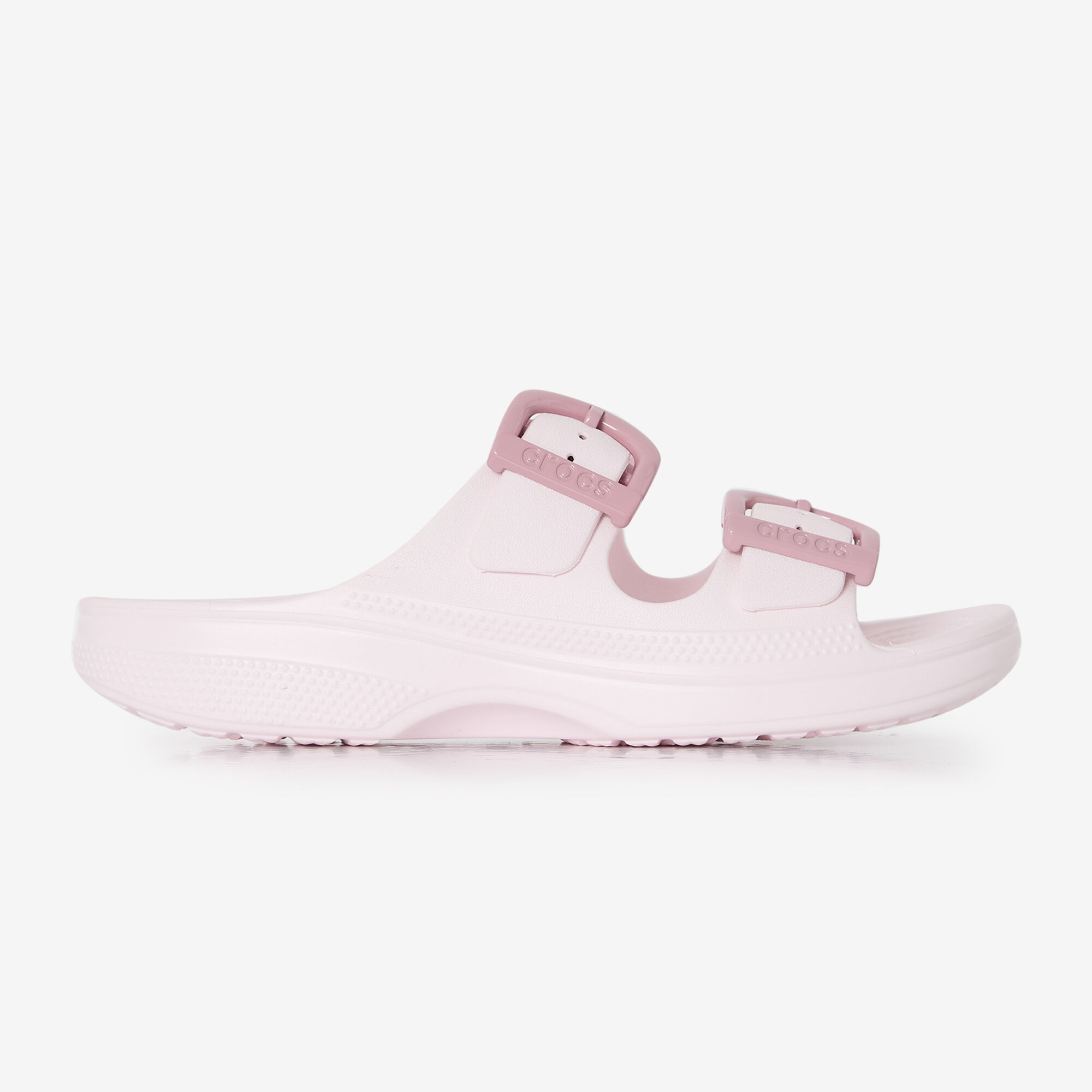 Crocs Saturday Enamel Buckle Sandales Femmes Vapor Ice - vue 4