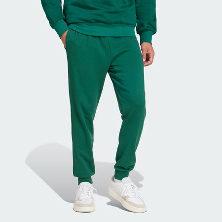 ADIDAS ORIGINALS Essentials Feel Cozy French Terry Pants Collegiate Green / Black MEN