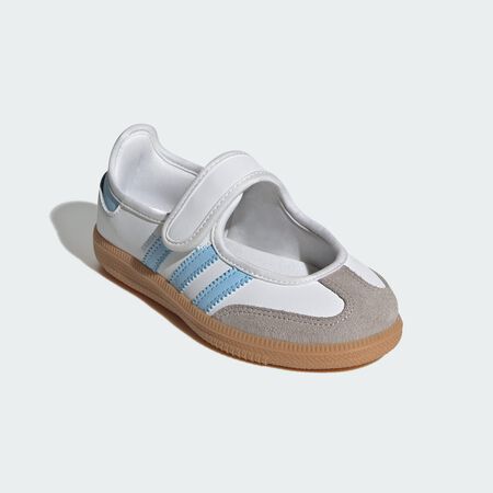 ADIDAS ORIGINALS samba SAMBA JANE WHITE/BLUE TODDLERS