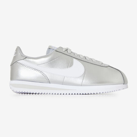 CORTEZ METALLIC : SILVER/WHITE
