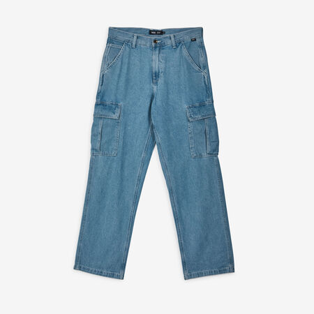 VANS PANT CARGO LOOSE DENIM BLUE MEN