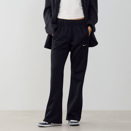 NIKE PANT JOGGER WIDE LEG POLY KNIT BLACK WOMEN