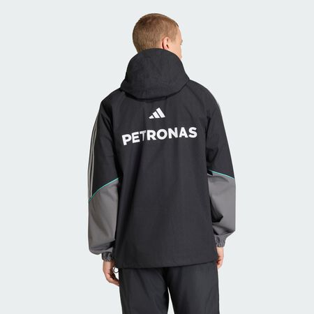 ADIDAS PERFORMANCE VESTE DE PLUIE MERCEDES - AMG PETRONAS FORMULE&nbsp;1 TEAM MECHANICS Black / Grey Two HOMME
