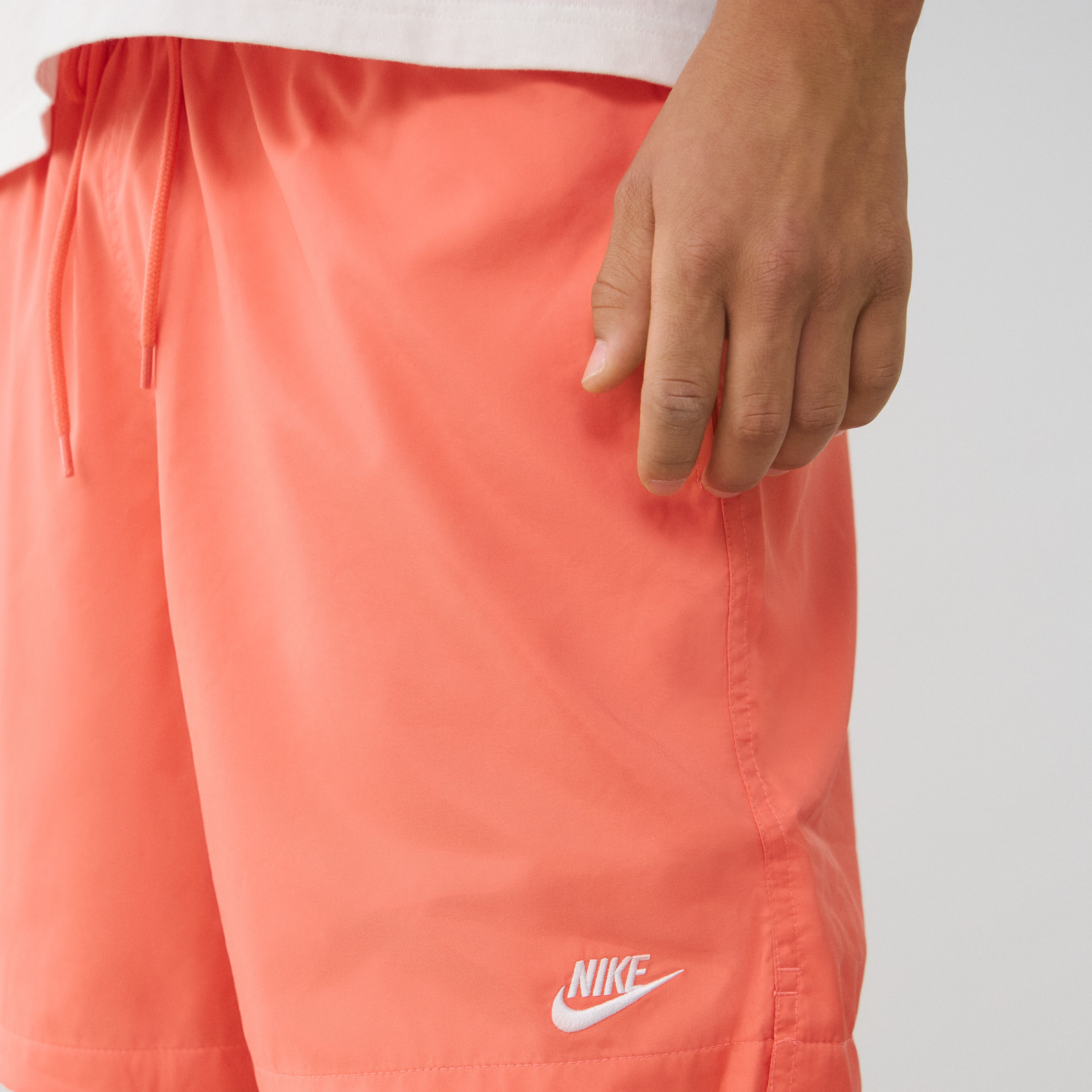 coral nike shorts