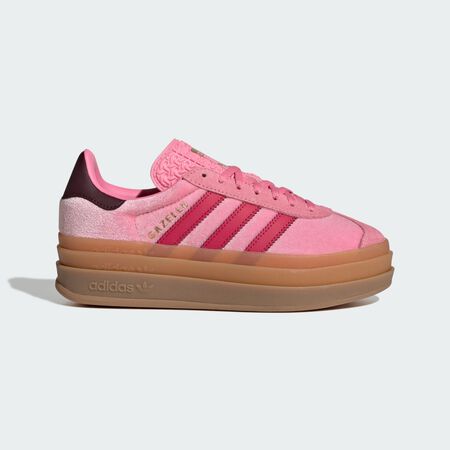 ADIDAS ORIGINALS gazelle GAZELLE BOLD VELVET PINK/RED JUNIOR