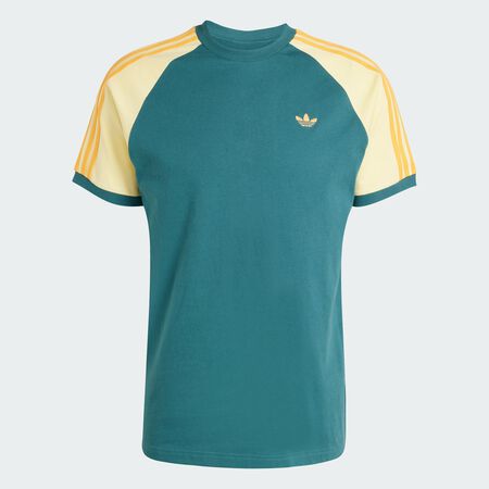 adidas Originals T-shirt Cali : Tech Green / Almost Yellow / Hazy Orange