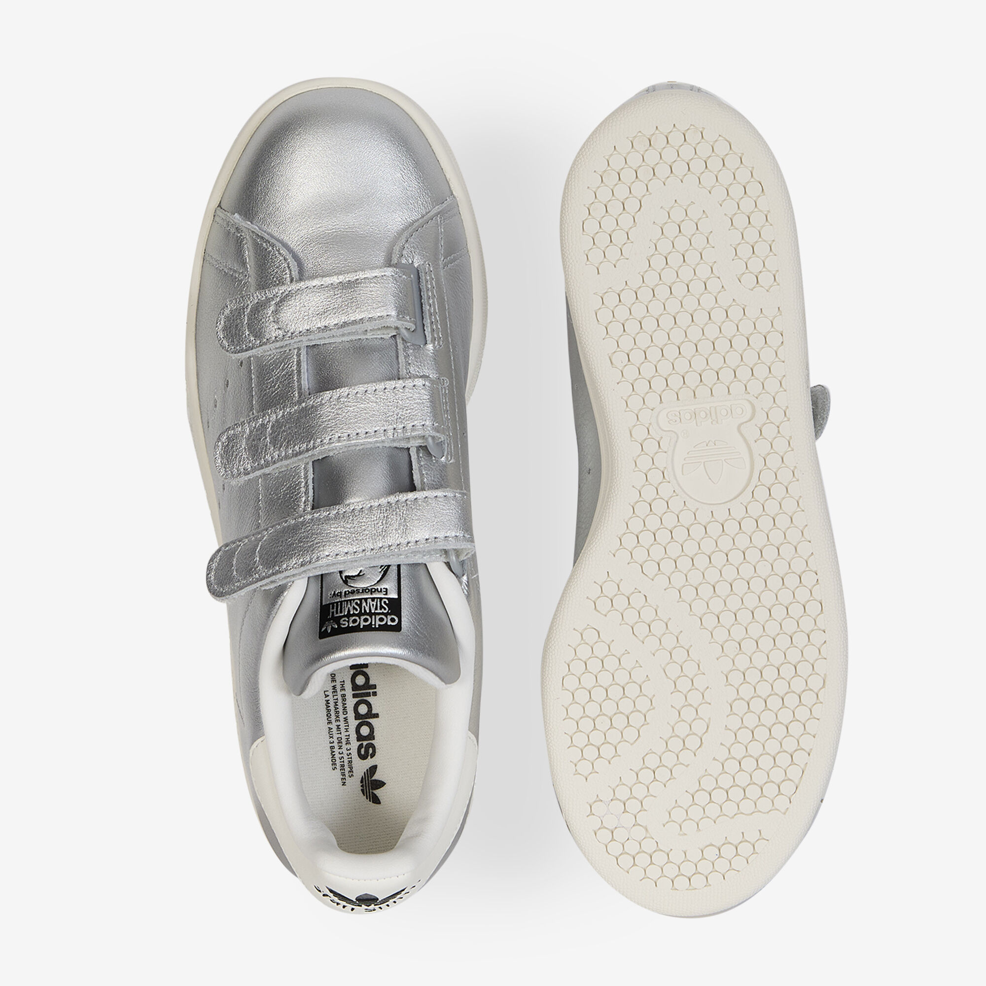 ADIDAS ORIGINALS STAN SMITH CF SILVER - SNEAKERS WOMEN